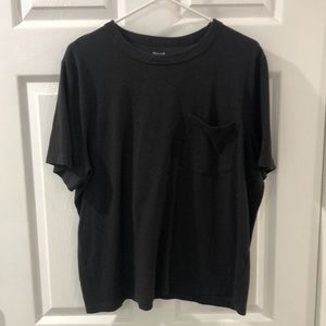 Madewell black pocket tee